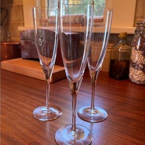 Tiffany & Co. Crystal Clear Champagne Flutes